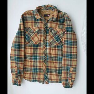Canada Weather Gear Sherpa Lined Plaid Flannel Jacket